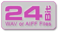 24-bit .wav or .aiff